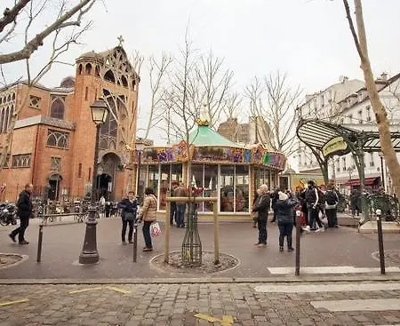 Montmartre Abbesses-artist Village דירה פריז